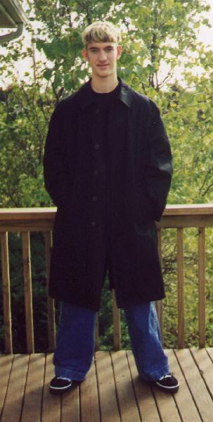 Trench coat shot